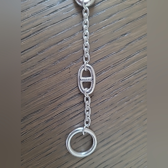 Hermes 2023 Sterling Silver Farandole Multi Chaine D'Ancre Bracelet 6.5 Inches - Picture 9 of 12